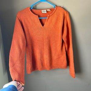 B. Moss orange sweater